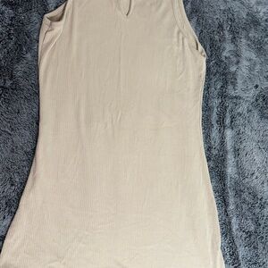 SHEIN Beige Sleeveless Bodysuit